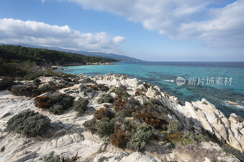 Halkidiki - Sithonia的橙色海滩